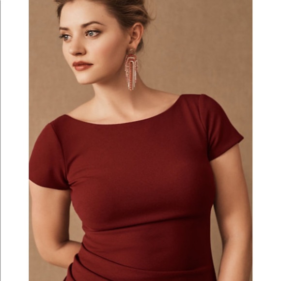 BHLDN Matisse Cap Sleeve Crepe Dress - Picture 4 of 11